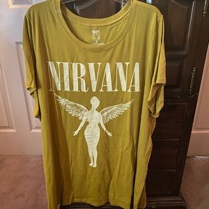 Torrid Nirvana Shirt - Never Worn - Size 5.